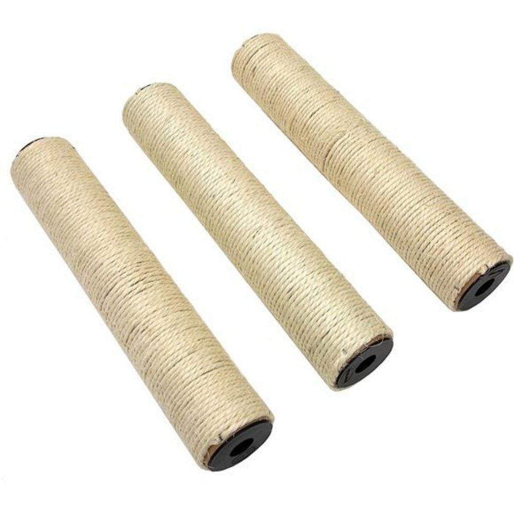 Kitty City Claw Mega Kit 2.0 Furniture, Cat Scratch, Sisal Replacement, Black